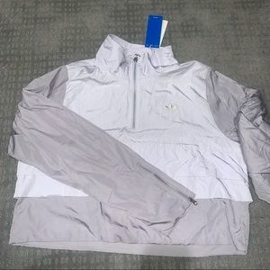 ADIDAS half zip crop